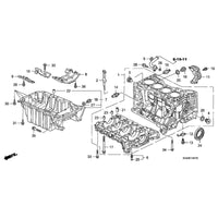 HONDA OEM K SERIES OIL COOLER OUTLET O-RING