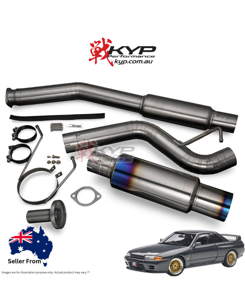 RSE FULL TITANIUM MUFFLER EXHAUST FOR NISSAN SKYLINE GT-R BNR32 RB26DETT RB6090-NS05A