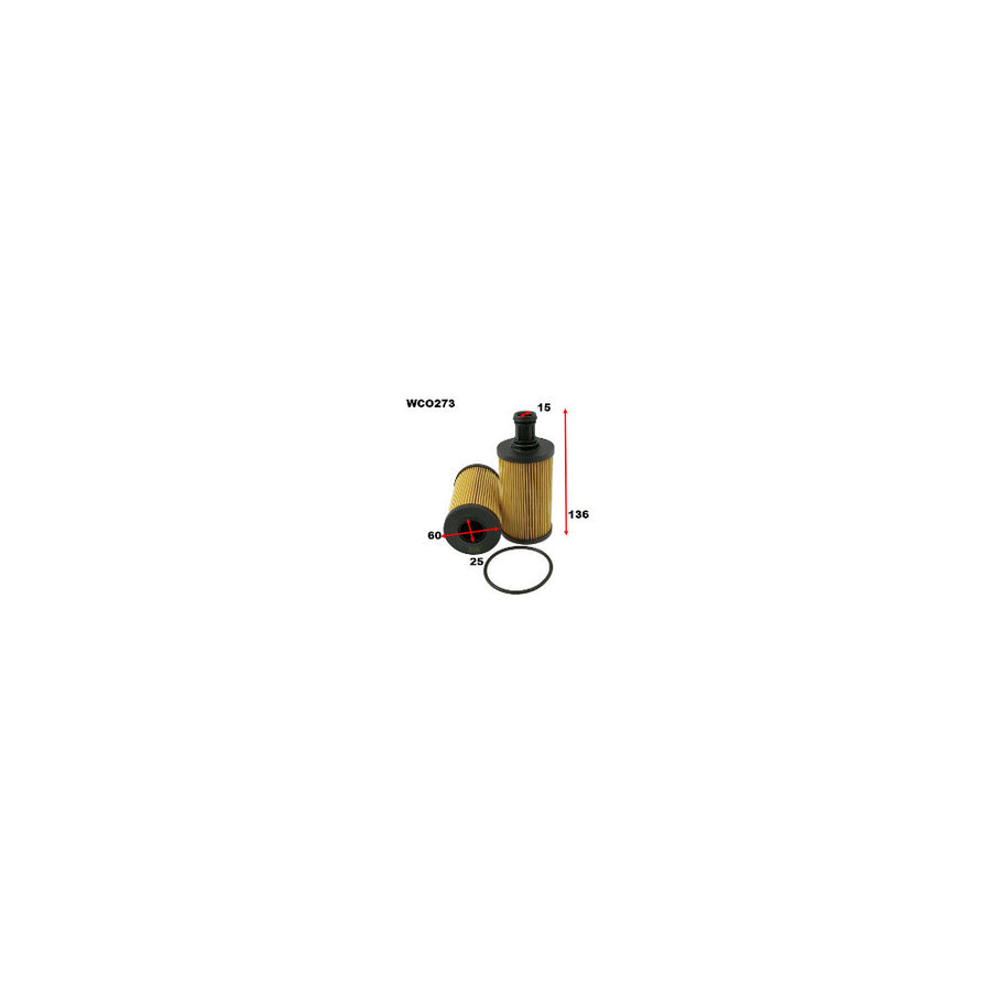 Wesfil OIL FILTER JAGUAR/LANDROVER - WCO273