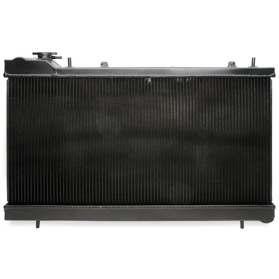 CSF Racing 2-Row 42mm Race Spec Aluminium Radiator - Black for Subaru Forester XT SG 03-08