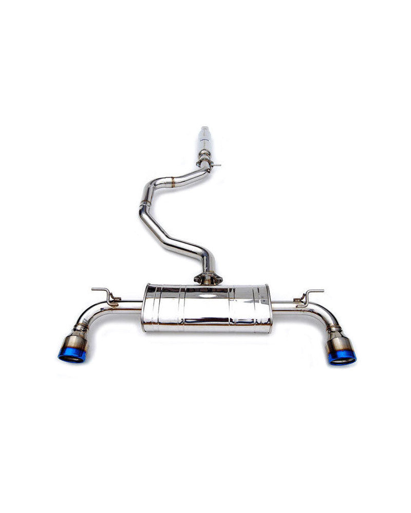 Invidia Q300 Turbo Back Exhaust - Rolled Polished Stainless Tips VW Golf GTI Mk7