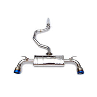 Invidia Q300 Turbo Back Exhaust - Rolled Polished Stainless Tips VW Golf GTI Mk7