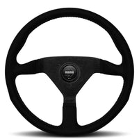 MOMO Montecarlo Black Alcantara 320mm Steering Wheel - VMCALBLKBK32