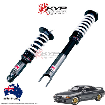HKS HIPERMAX R SERIES COILOVERS SUSPENSION TYPE FOR NISSAN SKYLINE GT-R BNR32 RB26DETT