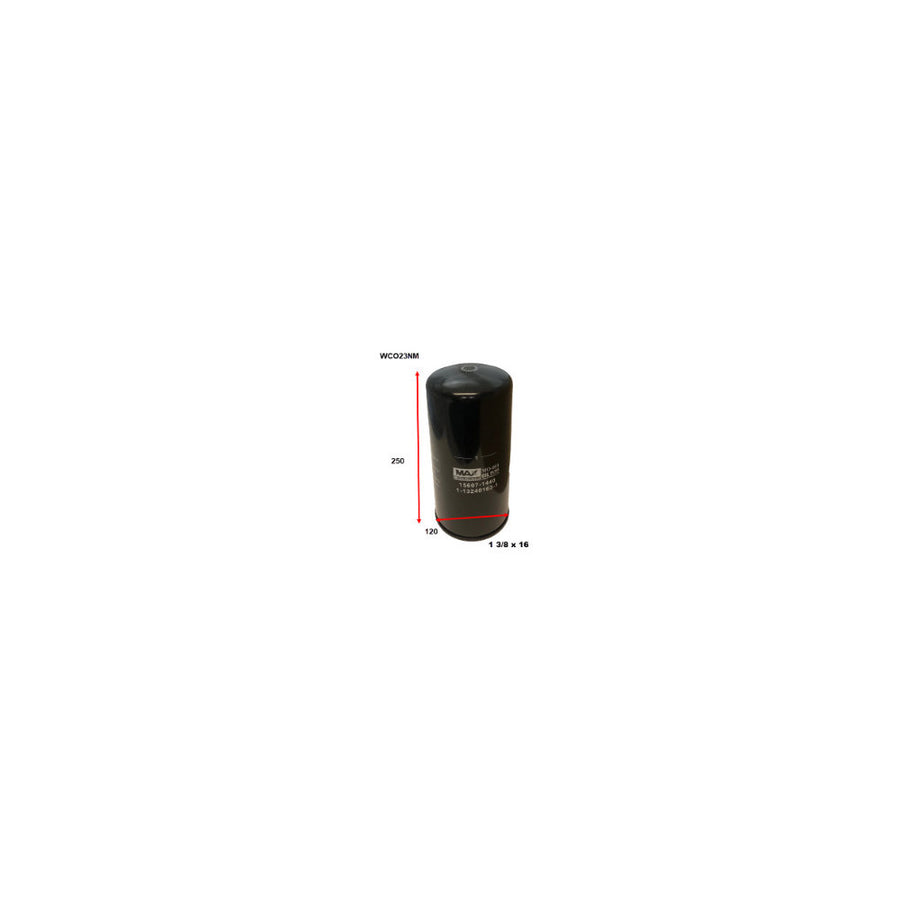 Wesfil OIL FILTER Z233 HINO/ISUZU - WCO23NM