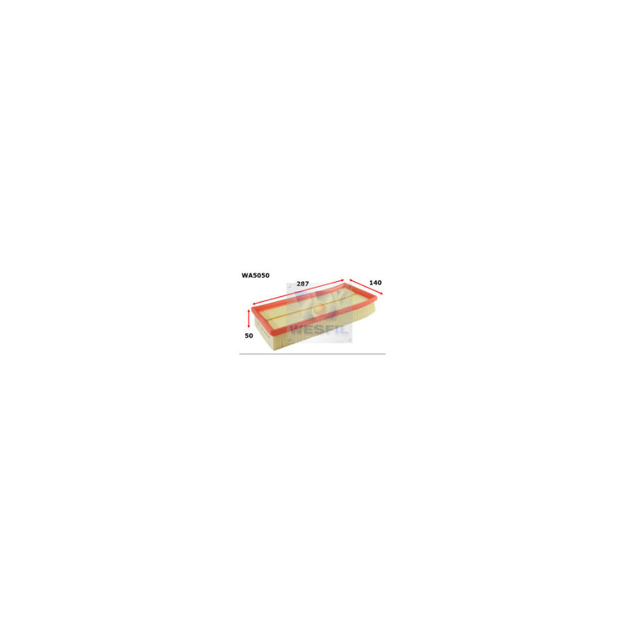 Wesfil AIR FILTER A1682 MGF - WA5050