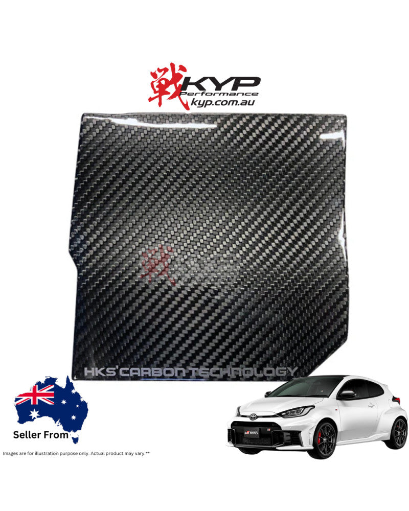 HKS DRY CARBON FUSE BOX COVER For TOYOTA GR YARIS GXPA16