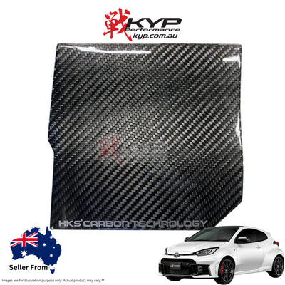 HKS DRY CARBON FUSE BOX COVER For TOYOTA GR YARIS GXPA16