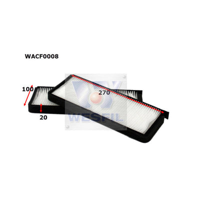 Wesfil CABIN FILTER RCA314C SSANGYONGWACF0008