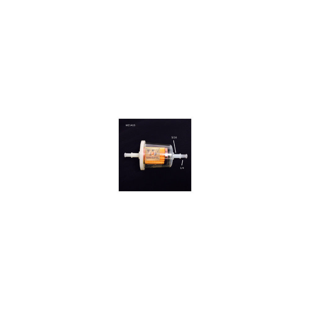 Wesfil PLASTIC IN-LINE FILTER Z14/15 UNIVERSAL FUEL FILTER UNIVERSAL FUEL FILTER - WZ1415