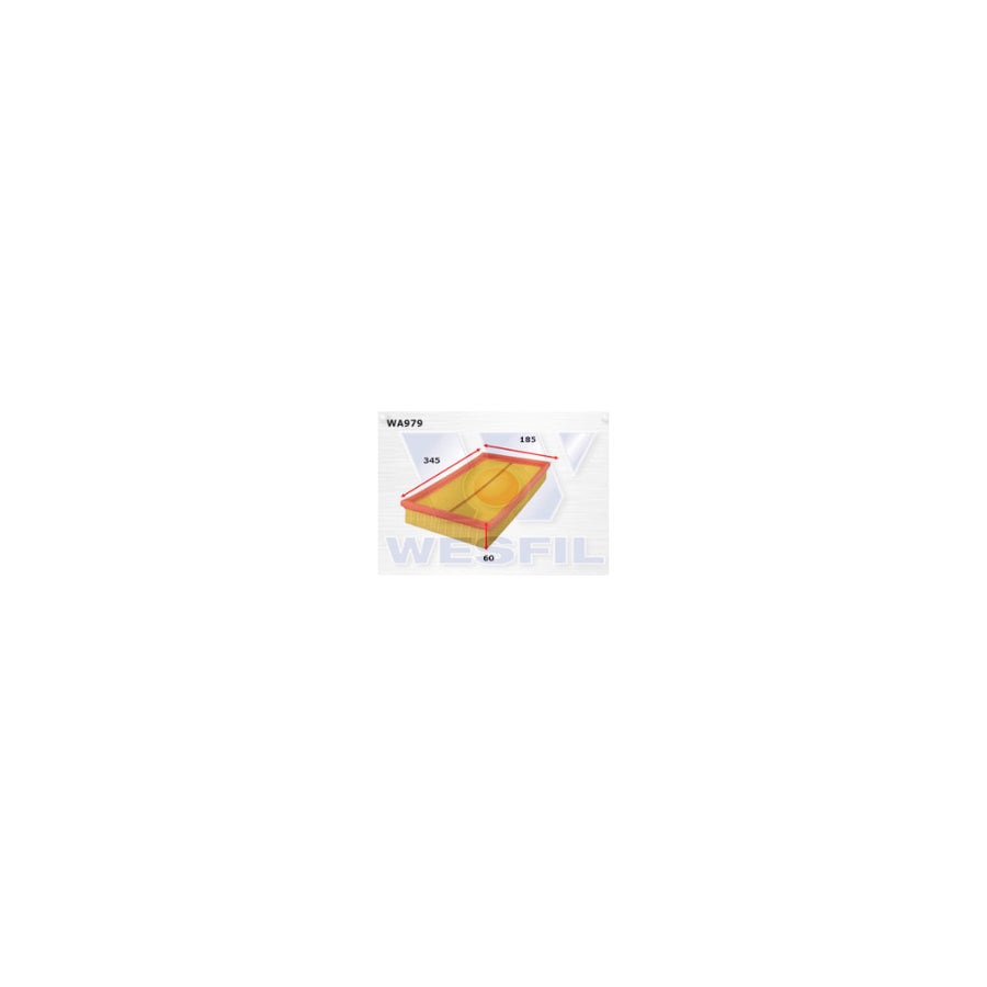 Wesfil AIR FILTER A1724 VOLVO - WA979