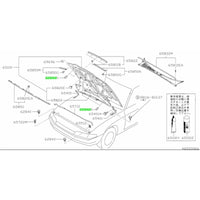 NISSAN OEM BUMPER, TRUNK LID - 13270-8J112