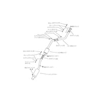 HKS Hi-Power 409 EXHAUST For TOYOTA CHASER MARK II CRESTA JZX100 1JZ-GTE 31006-AT006