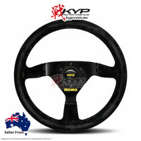 MOMO MOD 69 Black Suede 350mm Steering Wheel - 11111693521L