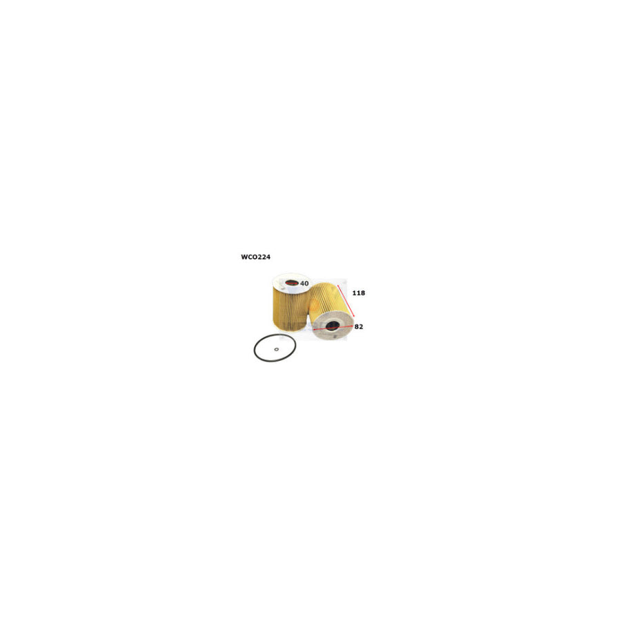 Wesfil OIL FILTER MERCEDES - WCO224
