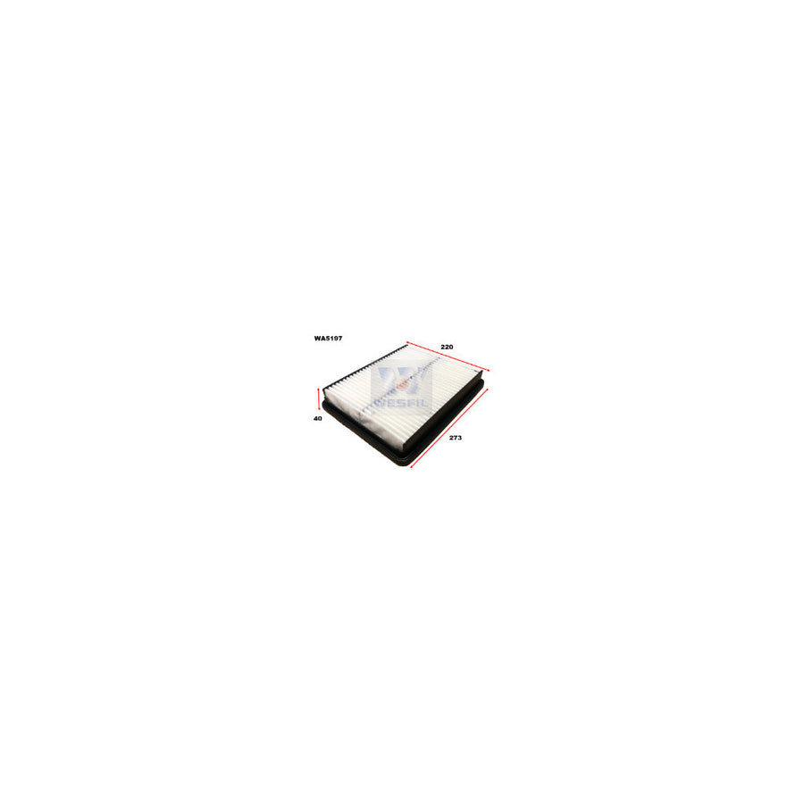 Wesfil AIR FILTER A1740/A1779 HYUNDAI - WA5197