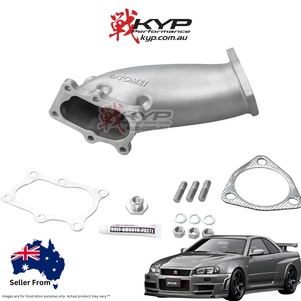 TOMEI FULL CAST TURBO OUTLET PIPE for RB25DET RB20DET NISSAN SKYLINE R31 GTS-R R32 R33 R34 GTS-T