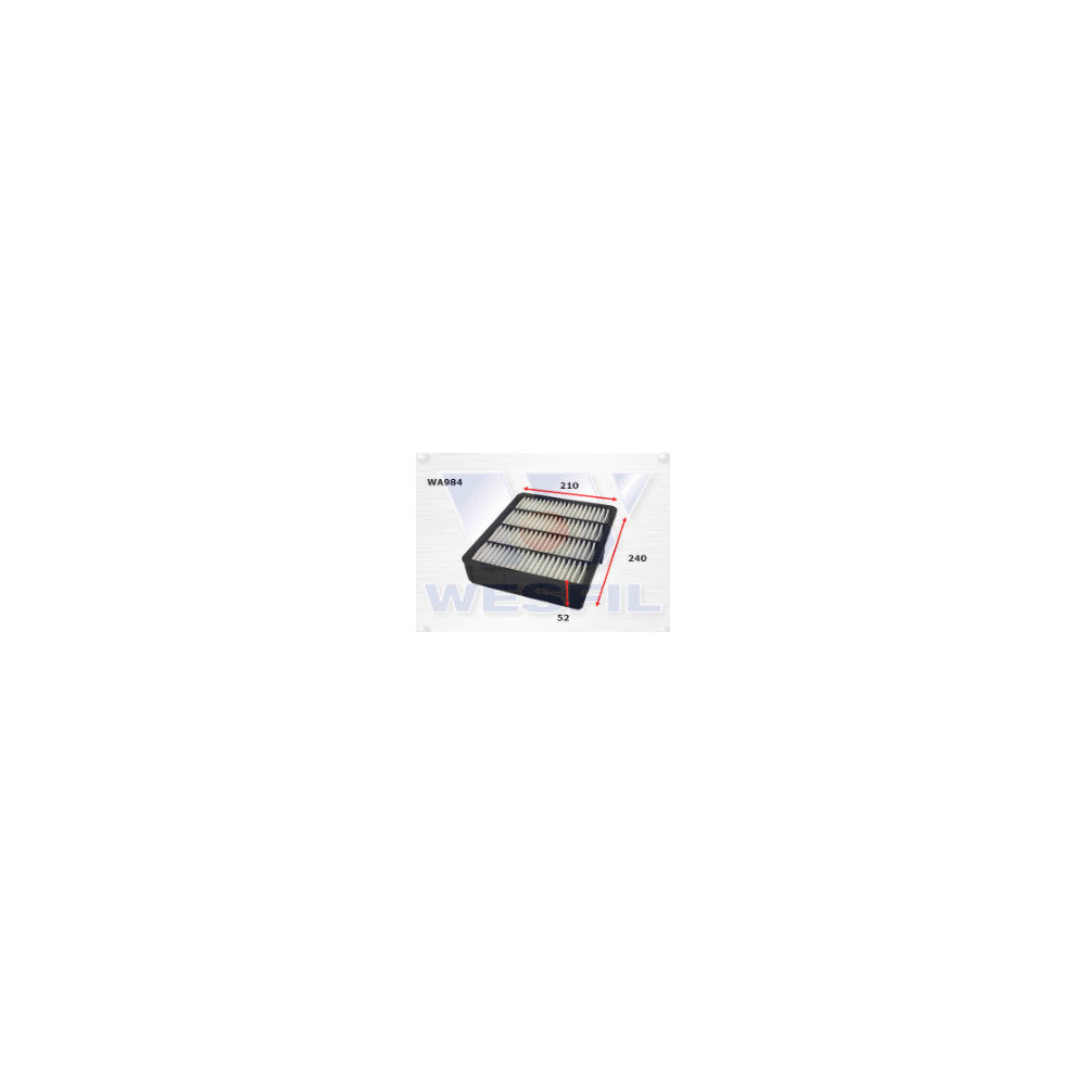 Wesfil AIR FILTER A1297 LEXUS - WA984