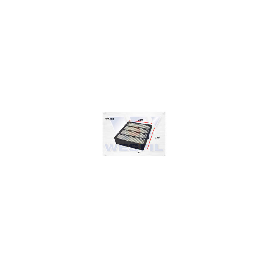 Wesfil AIR FILTER A1297 LEXUS - WA984
