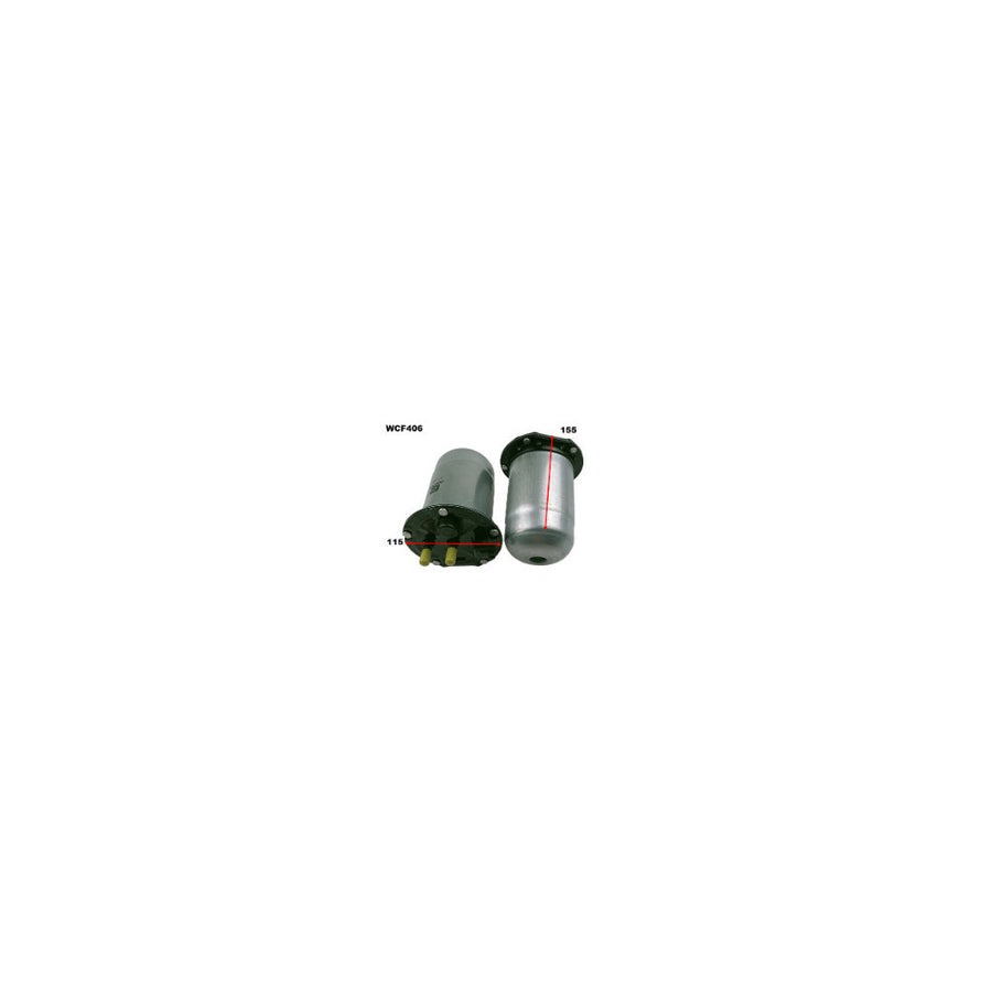 Wesfil DIESEL FUEL FILTER MERCEDES/NISSAN/RENAULT - WCF406