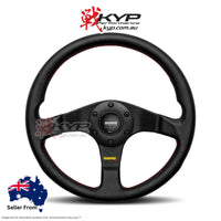 MOMO Tuner Black Leather 320mm Steering Wheel - 11110332211R