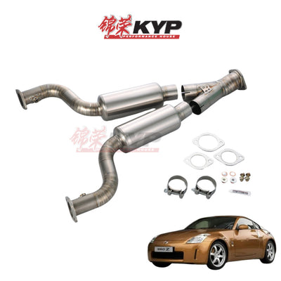 TOMEI Ti RACING TITANIUM MID Y PIPE for Z33(350Z)/Z34(370Z) VQ35DEã»HR/VQ37VHR