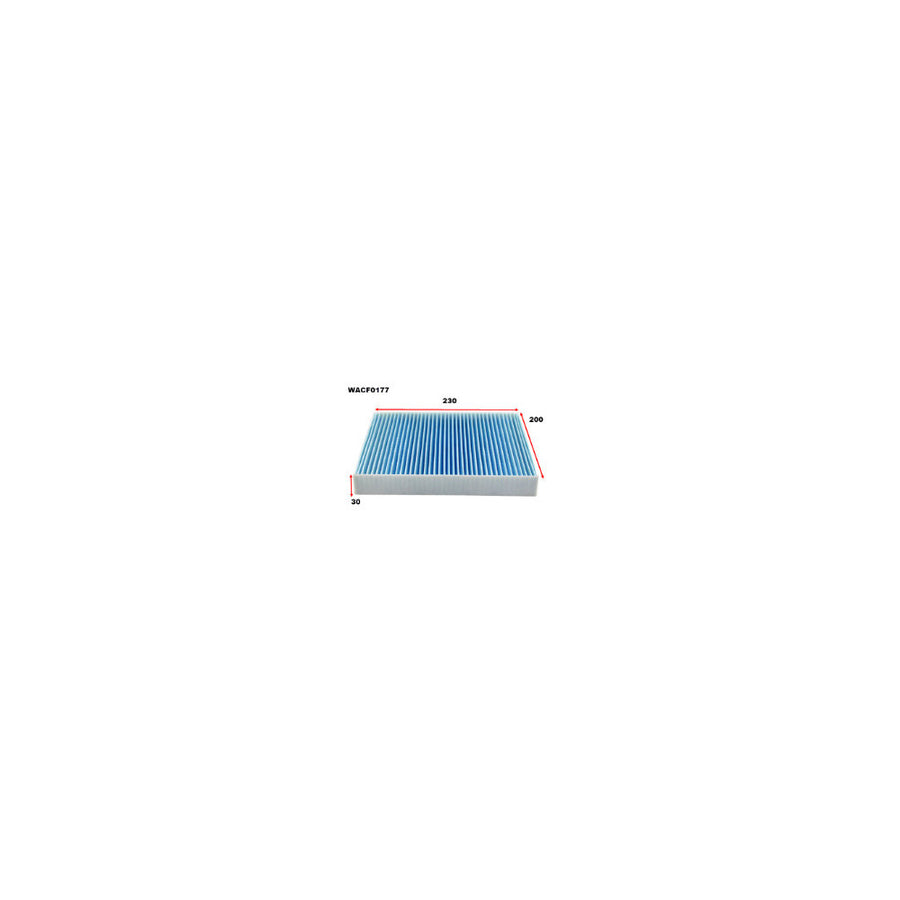 Wesfil CABIN FILTER RCA215P/RCA380C CHRYSLERWACF0177