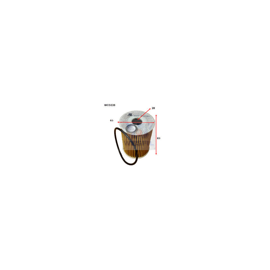 Wesfil OIL FILTER R2802P HYUNDAI - WCO228