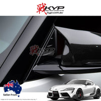 Zero Offset Style Anti-Buffeting Wind Deflectors Matte Black for Toyota Supra A90 2019+