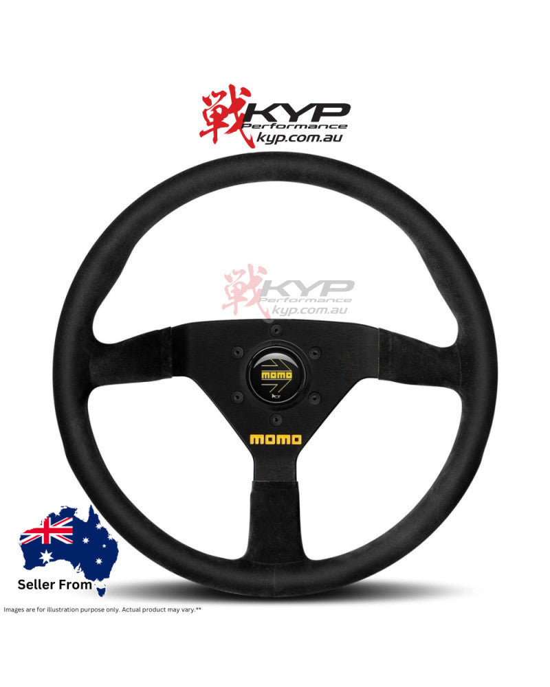 MOMO MOD 78 Black Suede 350mm Steering Wheel - 11111783521L