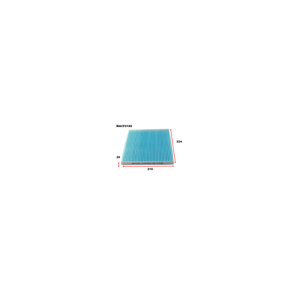 Wesfil CABIN FILTER RCA327P NISSANWACF0185
