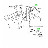 TOYOTA OEM VENTILATION HOSE 12261-88401