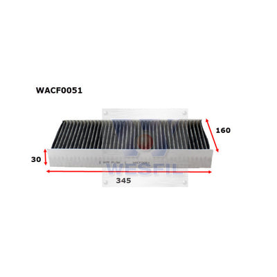 Wesfil CABIN FILTER RCA115P FORDWACF0051