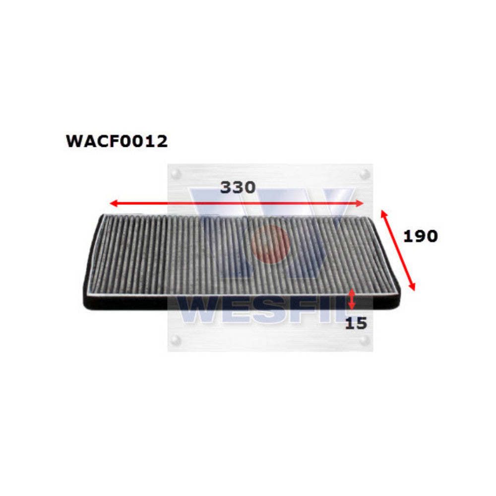 Wesfil CABIN FILTER RCA233P HOLDENWACF0012