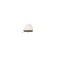 Wesfil AIR FILTER CHEVROLET/GM - WA5632