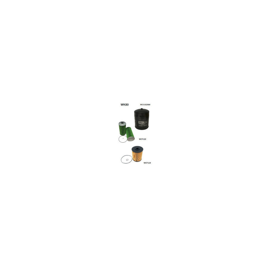Wesfil FILTER SERVICE KIT RSK121 HINO 500 SERIES - WK80