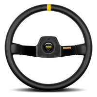 MOMO MOD.02 Black Leather Steering Wheel 350mm - 11102155214R