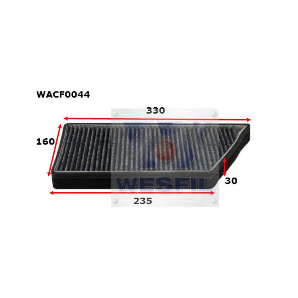 Wesfil CABIN FILTER RCA157P PEUGEOTWACF0044