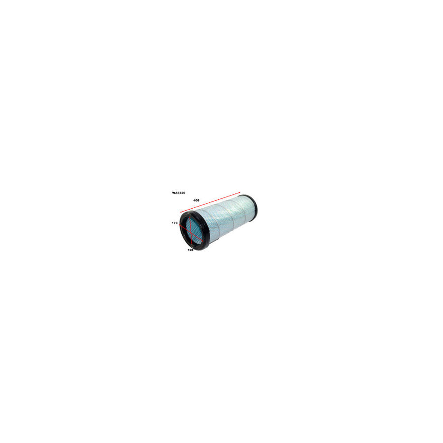 Wesfil AIR FILTER HDA5970 ISUZU/NISSAN INNER FILTER FOR WA5224 - WA5320
