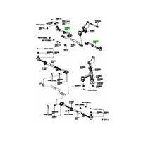 TOYOTA OEM AE86 Levin/Trueno/Sprinter W/Steering tie rod end 45460-19125