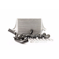 Process West Front Mount Intercooler Kit w/Silver Core, Black Piping for Ford Focus ST Mk3 LW/LZ - PWFMIC05
