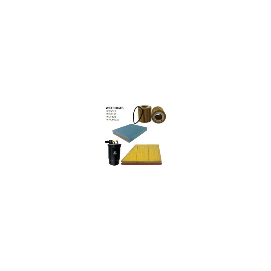 Wesfil FILTER SERVICE KIT RSK188C FORD/VW FILTER SERVICE KIT FORD/VW - WK100CAB