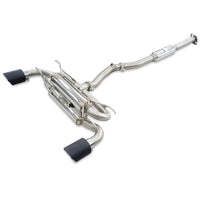 Invidia R400 70mm Cat Back Exhaust - Straight Cut Polished Stainless Tips Subaru BRZ & Toyota 86 12-21, 22+