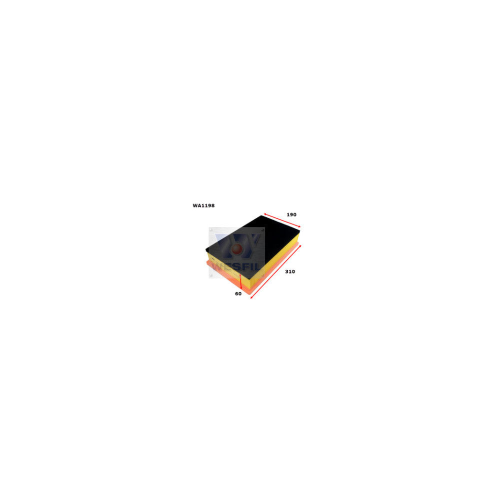 Wesfil AIR FILTER A1717 VW - WA1198