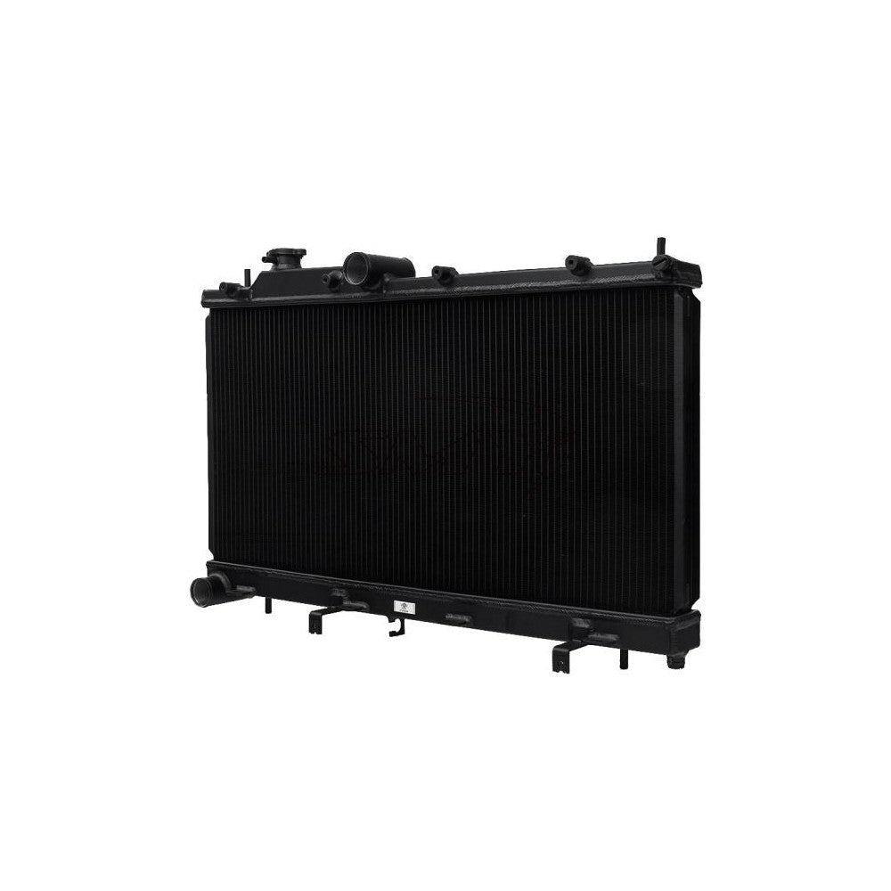 CSF Racing 2-Row 42mm Race Spec Aluminium Radiator - Black for Subaru WRX/STI 08-21/FXT 08-13/LGT 04-09