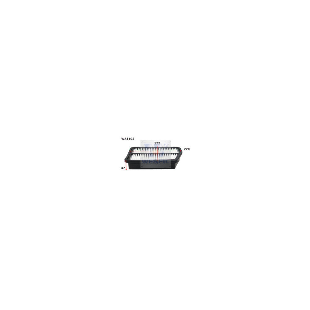 Wesfil AIR FILTER A1455 DAEWOO - WA1102