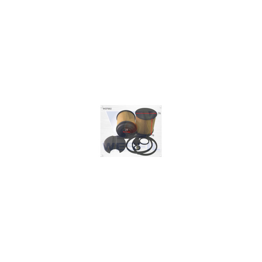 Wesfil UREA FILTER ASSEMBLY R2836P IVECO/NISSAN - WCF302