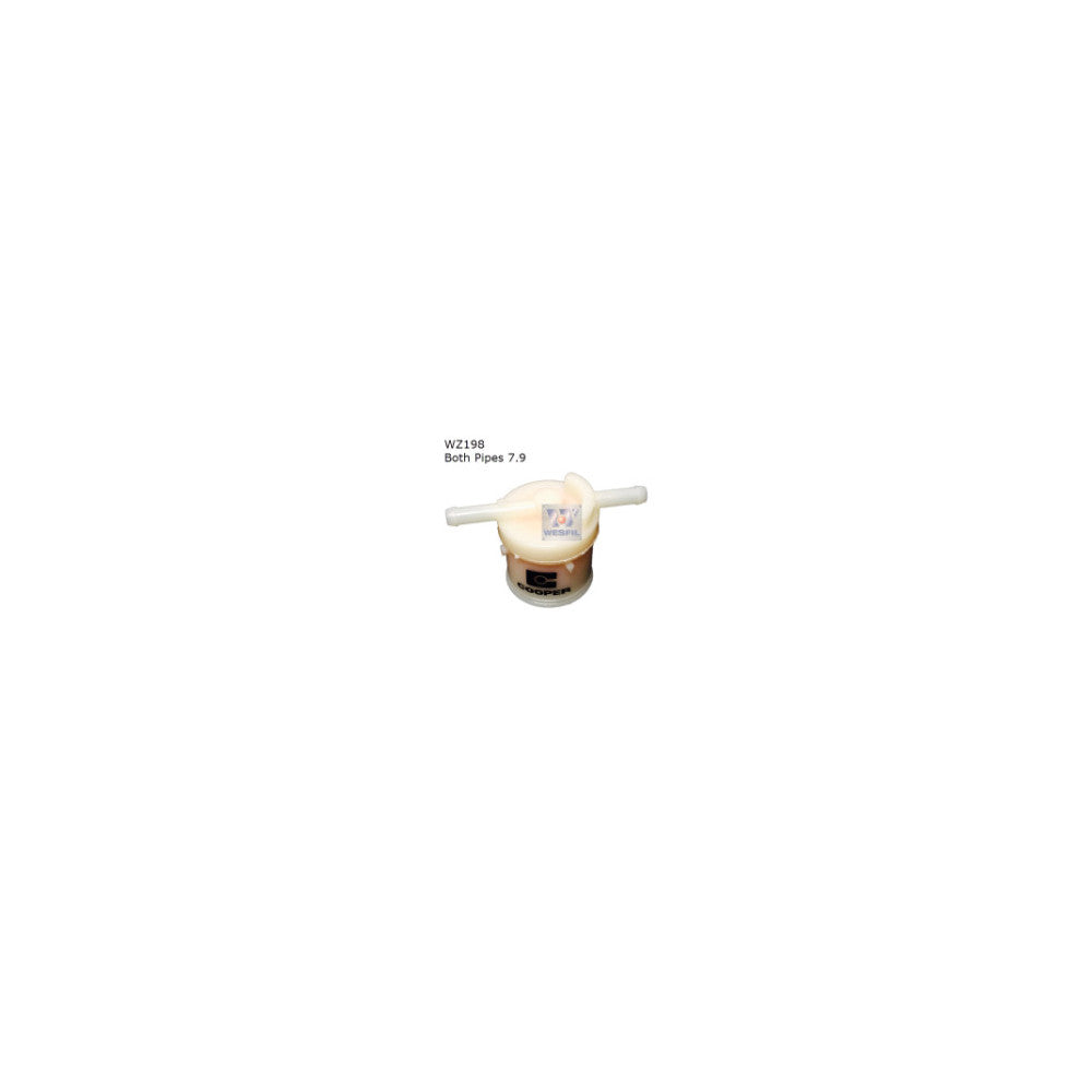 Wesfil PLASTIC IN-LINE FUEL FILTER Z198 ASIA/FORD/MAZDA - WZ198