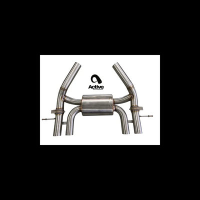 Active Autowerke G80 M3 and G82 M4 Valved Rear Axle-back Exhaust with Carbon tips