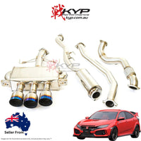 Invidia Q300 Turbo Back Exhaust Honda Civic Type R FK8 17+